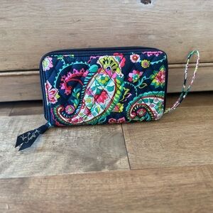 Vera Bradley Paisley Wristlet